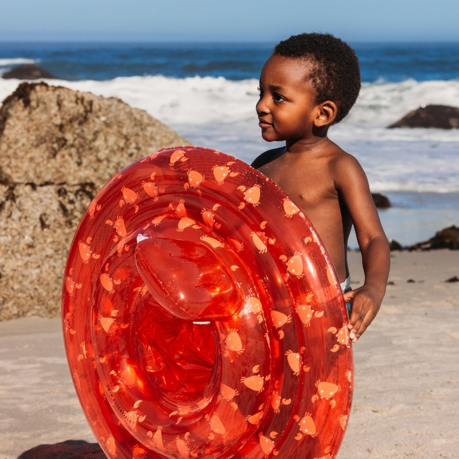 Baby Float - Red - Crabby - 0/12 Months