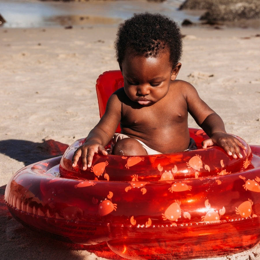 Baby Float - Red - Crabby - 0/12 Months