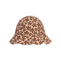 Wild flower beach hat on a white background