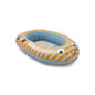 Float Boat - Yellow/White Stripes