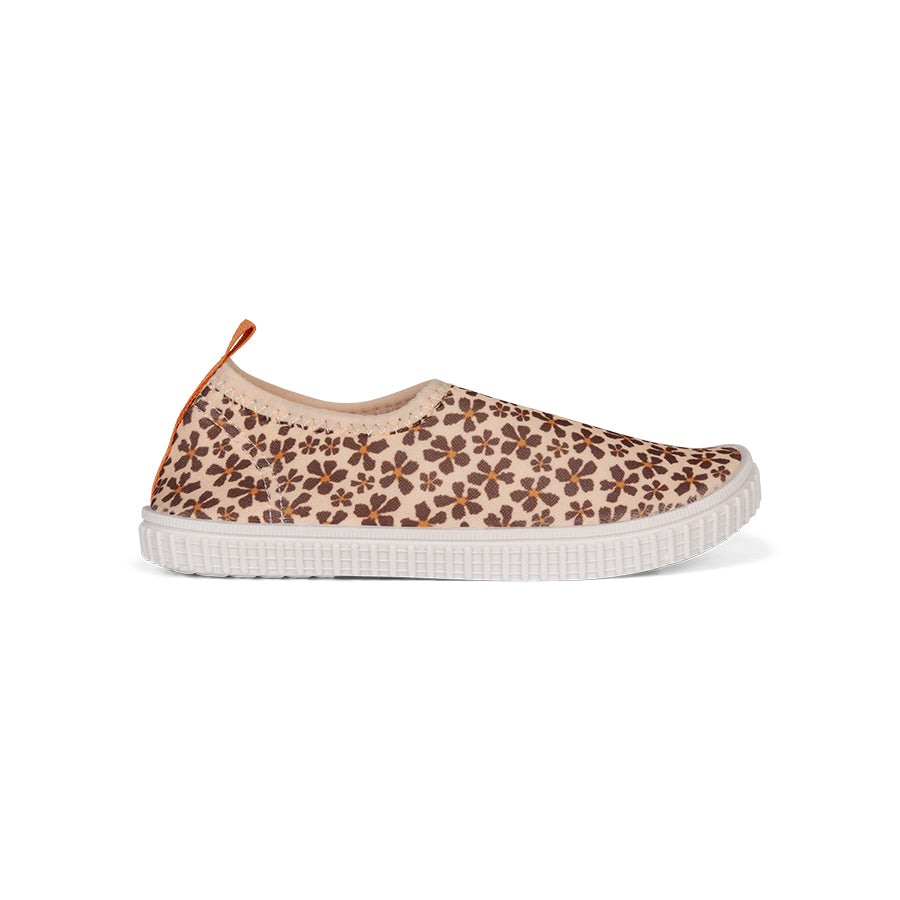 Wild flower water shoe on a white background