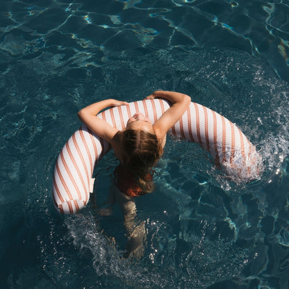 Premium Swim Noodle - Red/Beige - Saint Tropez