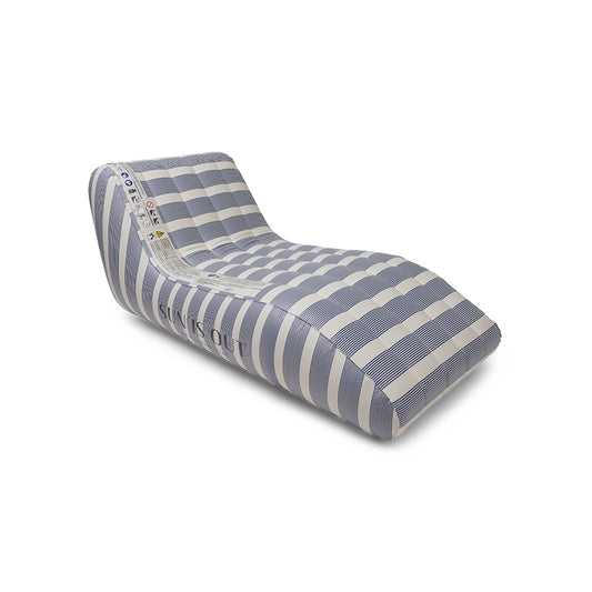 Premium Lounge Float - Blue/White - Monaco