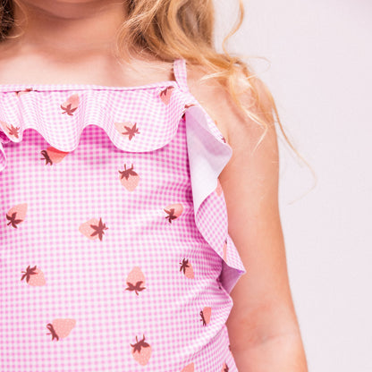 Swimsuit Girls - Pink - Strawberry Fields