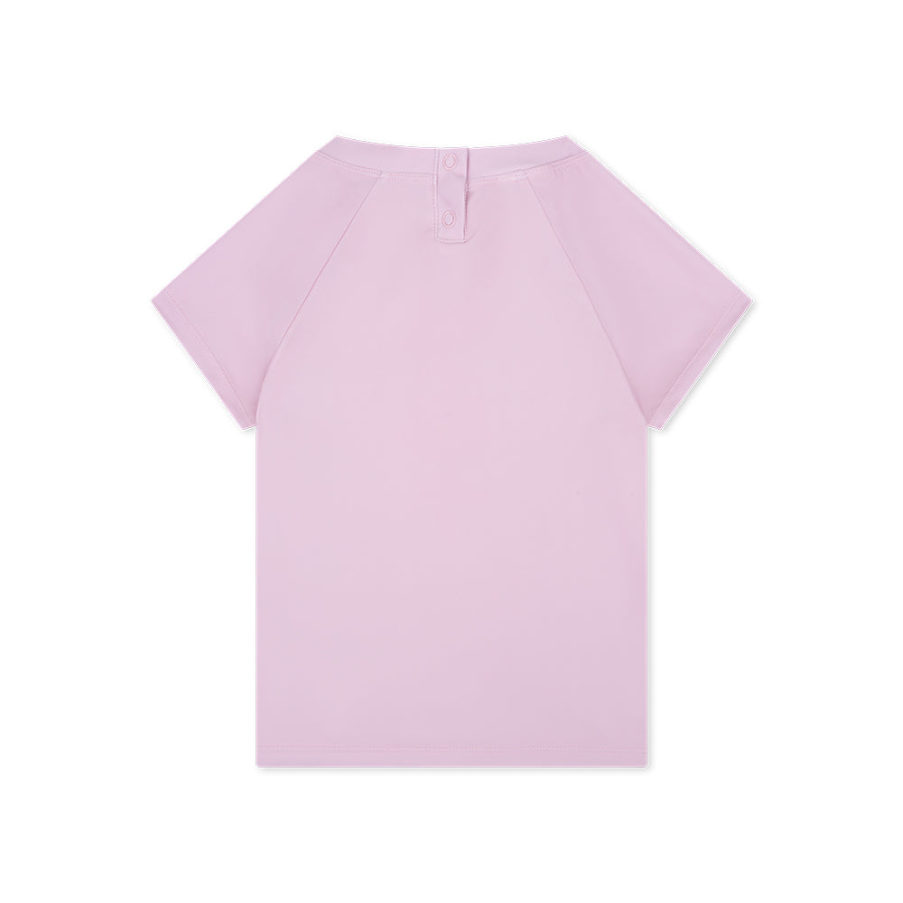Light pink t-shirt on a white background