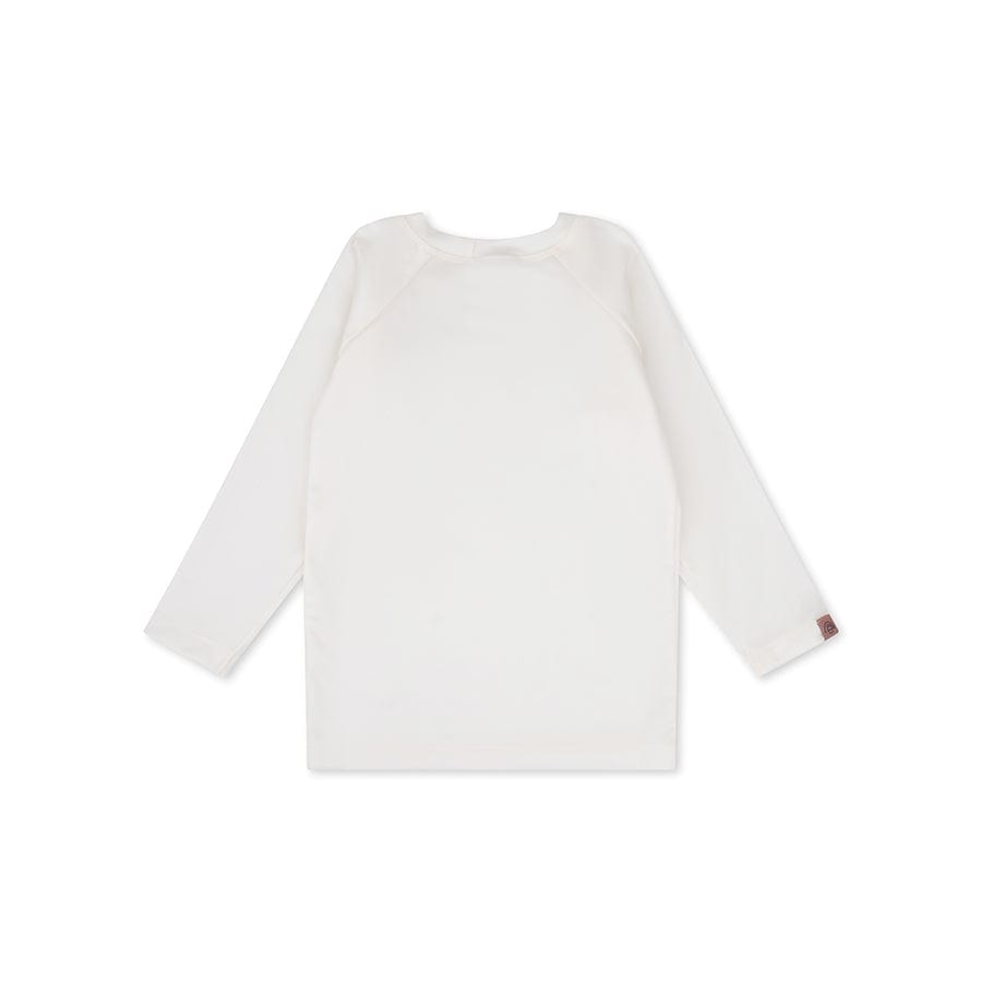 White long-sleeve shirt on a white background